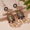 Fashion Vintage Tassel Earrings Imitation Pearl Long Tassels Dangle Earrings  Dinner Party