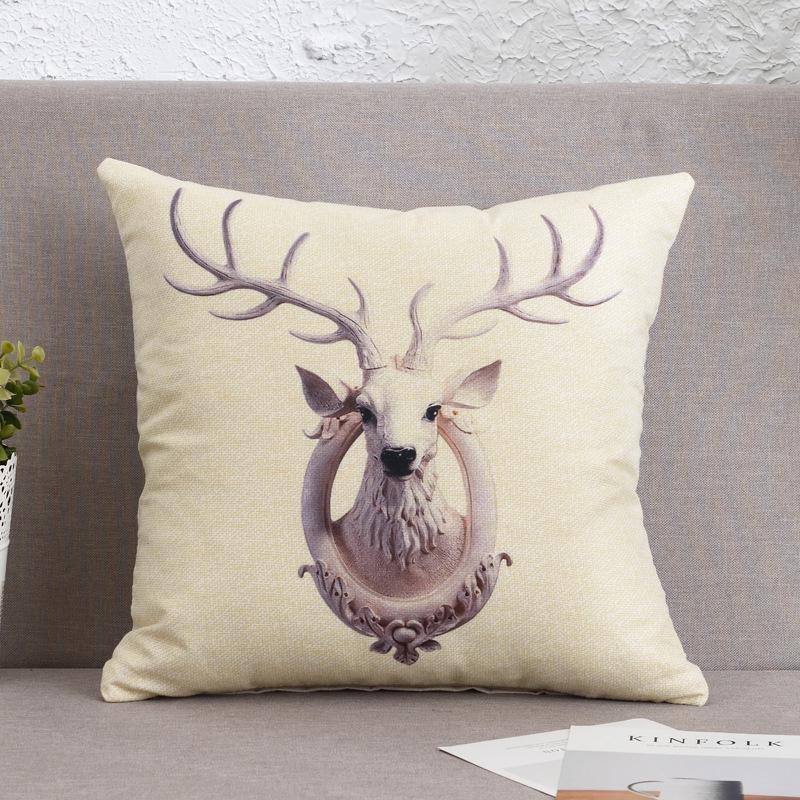 

Персонализированное мультяшное одеяло-подушка с логотипом и наволочкой 45x45cm (pillowcase only)