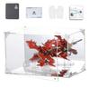 COOLTAKU Figure UV Pedestal Back Magnetic Magnet Front Collection More Assembled Acrylic Display Stain Cleaning Cloth Included 25 X Depth 15 X Height