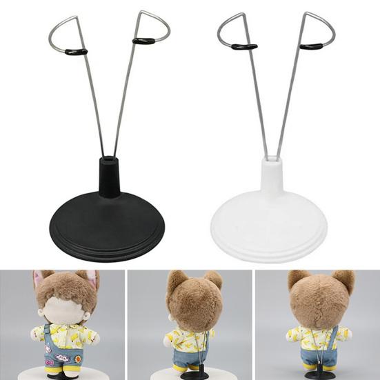 Doll Display Stand Expandable Wire 4-8 Inches Dolls Holder Heavy Duty Universal Action Figure Display Rack Doll Accessories