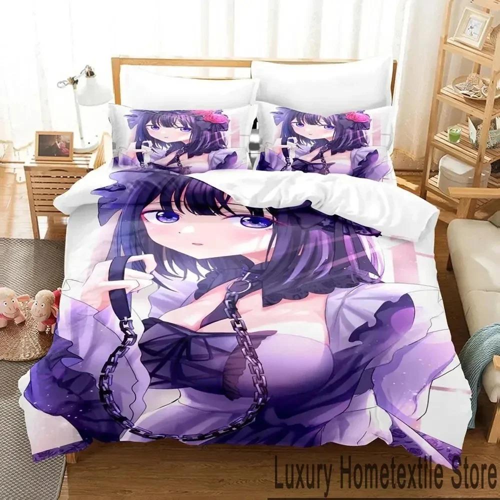 3D Print Anime My Dress Up Darling Bedding Set Duvet Cover Bed Set Quilt Cover Pillowcase Comforter King Queen Size Boys Adult