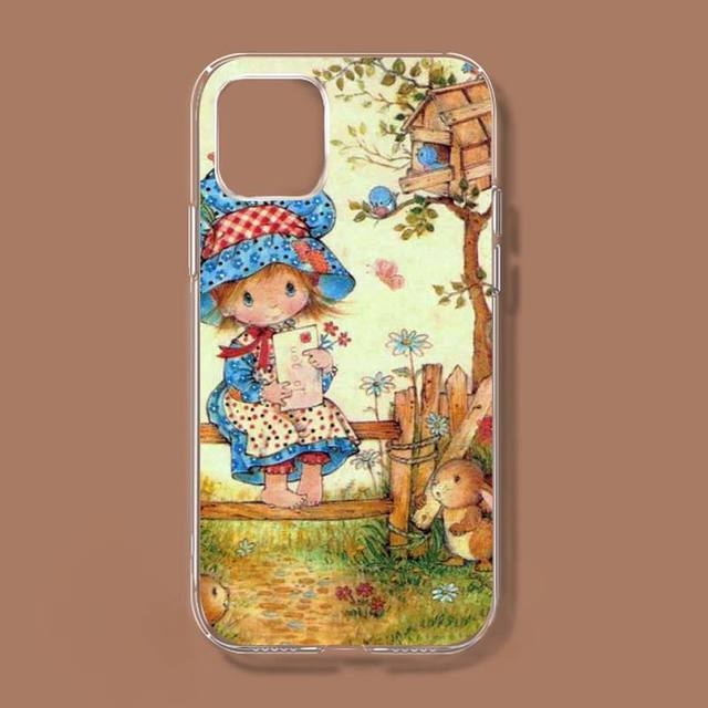 

Чехол для телефона Sarah Kay Little Girl для Iphone 8 7 6s Plus X 5s Se 2020 Xr 11 12 Mini Pro Xs Max For iphone 7 or 8