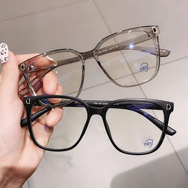 

Fashion Luxury Brand Anti-Blue Light Myopia Glasses Women Men Eyewear Eye Protective Computer Eyeglasses Diopter 0 -1.0 -1.5 To -6.0