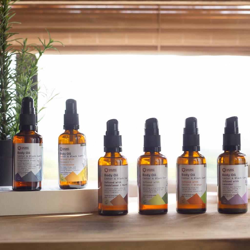 Sandalwood and Myrrh Organic Body Oil 50ml