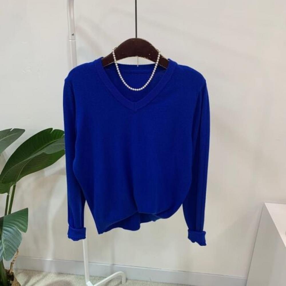 C S In The Room Men taCker Wool baSiC Solid V neCk Long SleeVe Knit 10Color