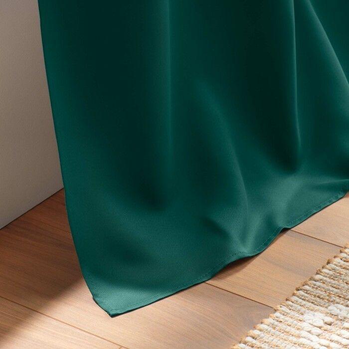 RIDEAU A OEILLETS 135 x 280 CM OCCULTANT UNI OCCULT EMERAUDE