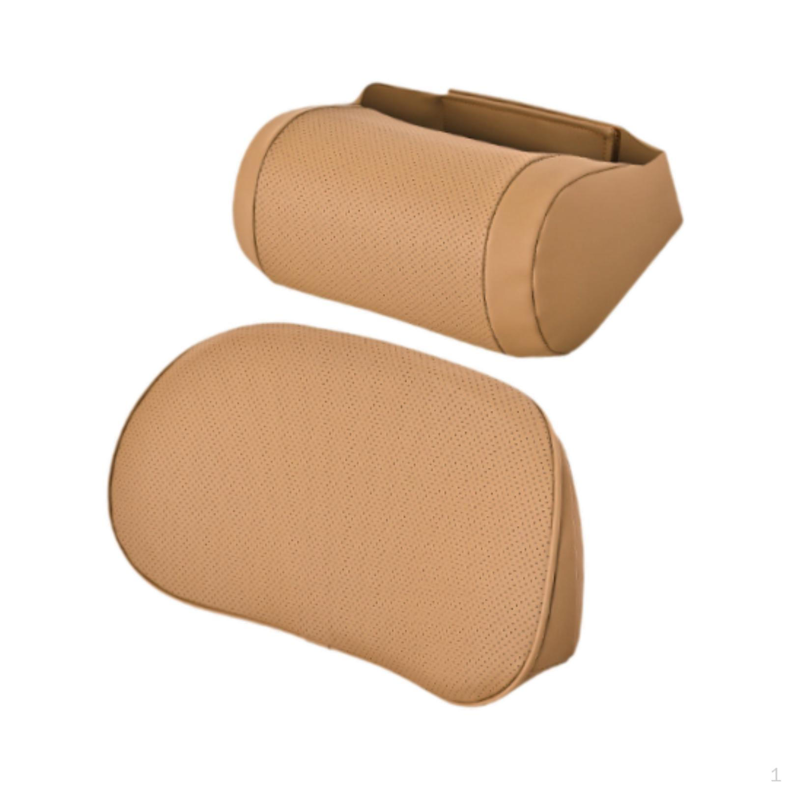 Back Support and Car Neck Pillow Breathable Seat Headrest & Cushion