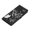 Elegant Butterfly Design PU Leather Wallet-Style Phone Case for iPhone,Samsung,Xiaomi Redmi,Moto,Blackview,Oppo,Huawei,Honor,Google,ZTE,Ulefone,TCL
