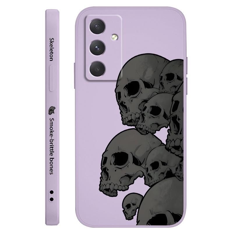 

Dark Skeleton Phone Case For Samsung Galaxy A55 A35 A25 A15 A56 A36 A26 A16 A06 A05 A05S A54 A34 A24 A14 A04 A04S A04E 4G 5G Cov Samsung A04E світло-фіолетового кольору
