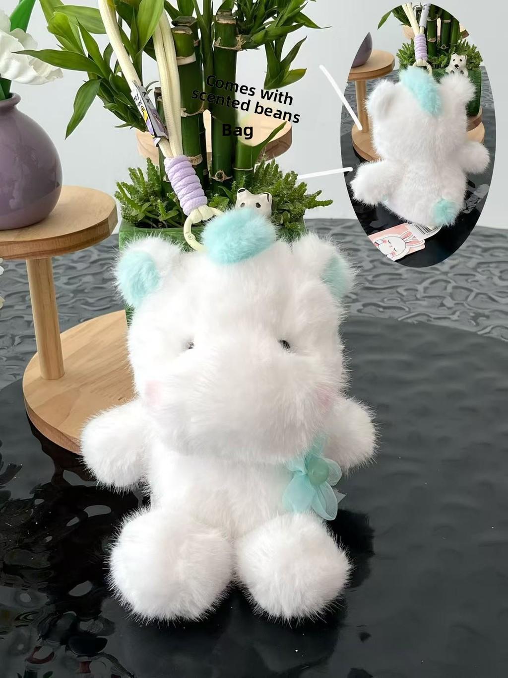 

Плюшевая игрушка-подвеска Единорог с ароматизированным хлопковым наполнителем Для детского дня рождения и декора детской комнаты синий