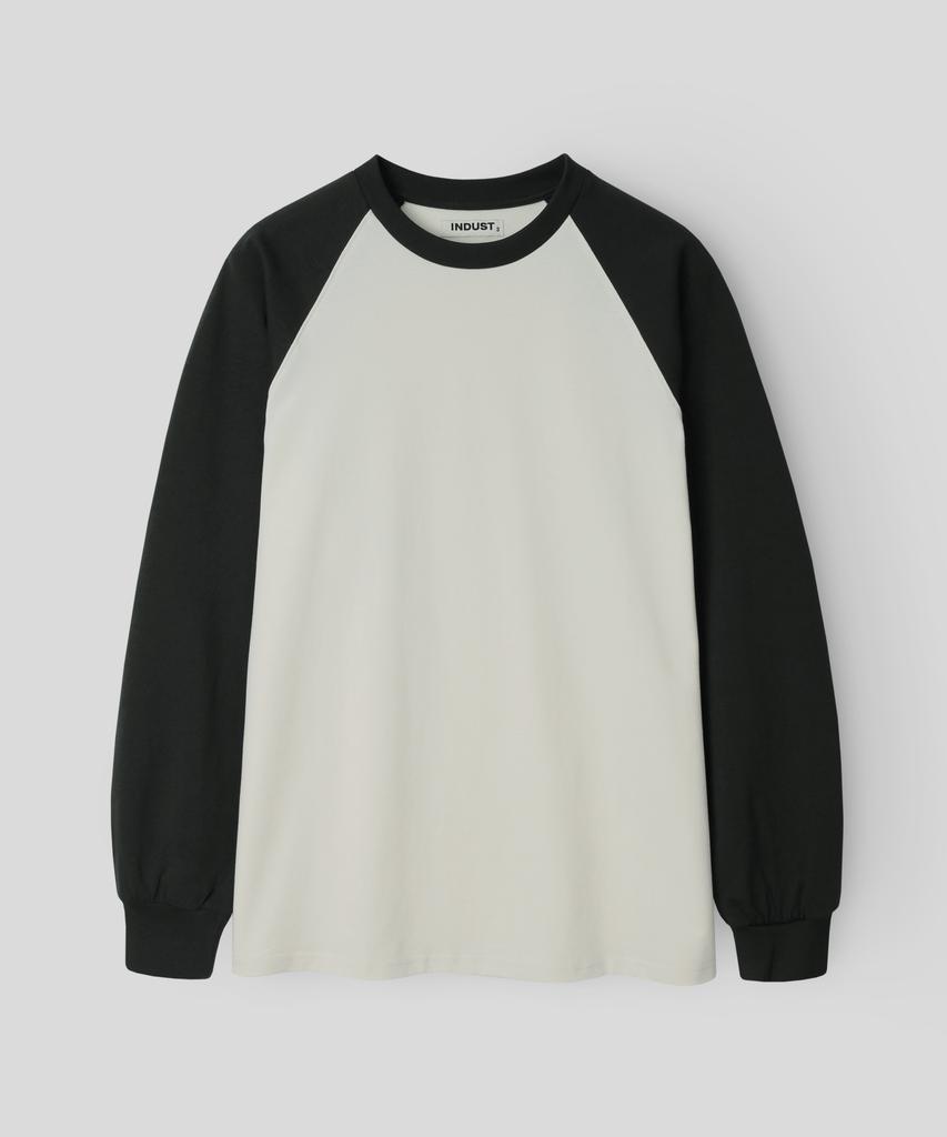 T-shirt a manica lunga raglan INDUST_3 colori