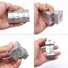 Alloy Infinity Cube Fidget Toy Ultra-Durable Sensory Stress Reliever For Adults & Kids Anxiety Relief Gift