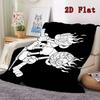 KNDCKDUT 2D Flat Pattern Flannel Blanket High quality All Seasons Warmth and Comfort Perfect for Christmas Gifts.