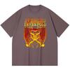 230 g/m² 100% Baumwolle Heavy Metal T-Shirt Rockband Beliebte Musik Druck Unisex Schweres Baumwoll-T-Shirt
