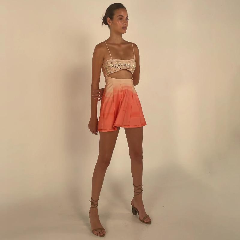 Diamond Bikini Sexy Women Swimsuit Bandeau Biquini Push Up Swimwear Female Shiny Bathing Suits Floral Bodysuit Beachwear