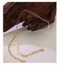 18K Gold-Plated Titanium Necklace with Freshwater Pearl Splice