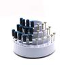 1Pc Professional Rotating Round Shape Drill Bit Storage Case 360°Rotating Box Grinding Tool Tip Stand Organizer Jewelry DIY Tool.
