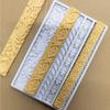 Embossed Twist Rope Modeling Silicone Mold Braided Pattern Cake Rim Decoration DIY Cake Baking Tool Strip Lace Decoration Molds