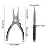 Aluminum Alloy Fishing Line Cutter Small Fishing Hook Remover Small Fishing Pliers Scissors Comfortable Grip Pliers
