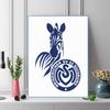 MSV Duisburg Pattern  3pcs 100% Round Full Drill 5D DIY Diamond Painting Embroidery Cross Stitch Rhinestone Décor
