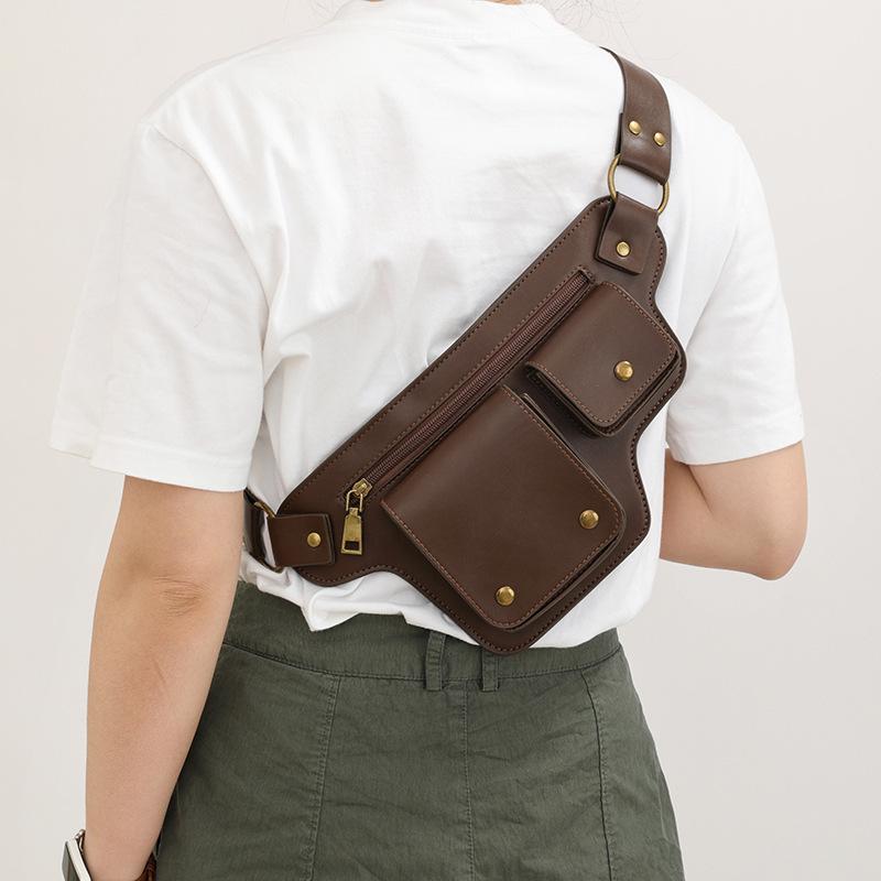 Sports Waist Bag, Single Shoulder Bag, Multi-functional Storage Bag, Hand-held Bag, Multi-pocket, Portable