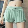 Women's Quick-Dry Loose Mesh Running Yoga Shorts - Lightweight, Anti-Exposure Fitness Wear for Summer