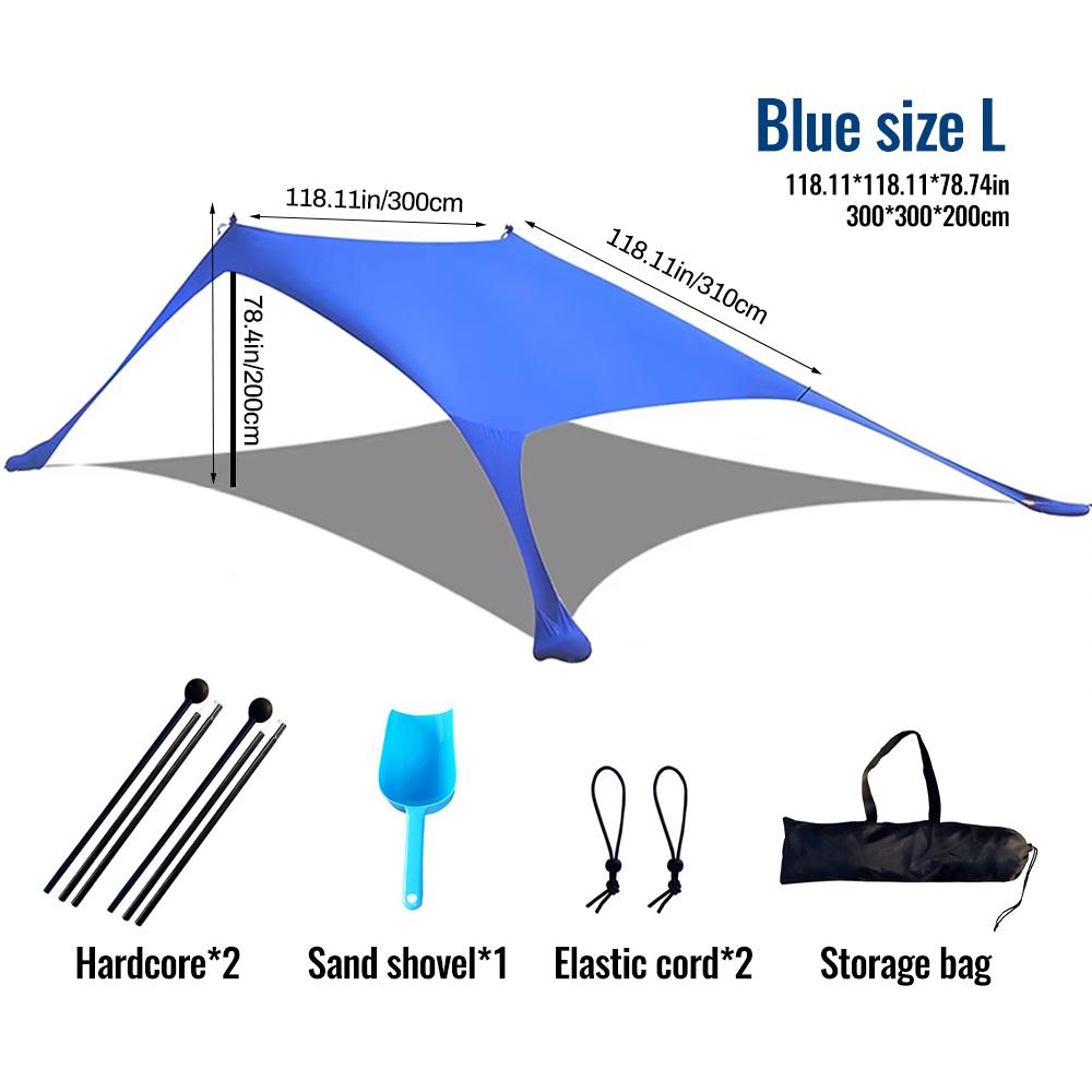 Hot Sell Portable Lycra Beach Canopy Tent UV Protection Sunshade Easy Setup Outdoor Shelter for Camping Picnic Fishing shelter