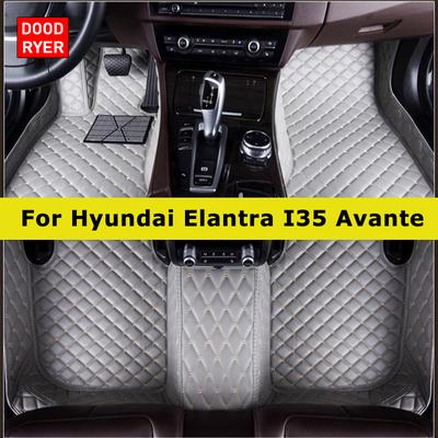 Maßgeschneiderte Auto-Fußmatten für Hyundai Elantra I35 Avante Auto-Teppiche Fuß Coche Zubehör