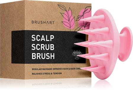 

BrushArt Home Salon щетка для чистки кожи головы, аксессуар для массажа волос TU прозрачный