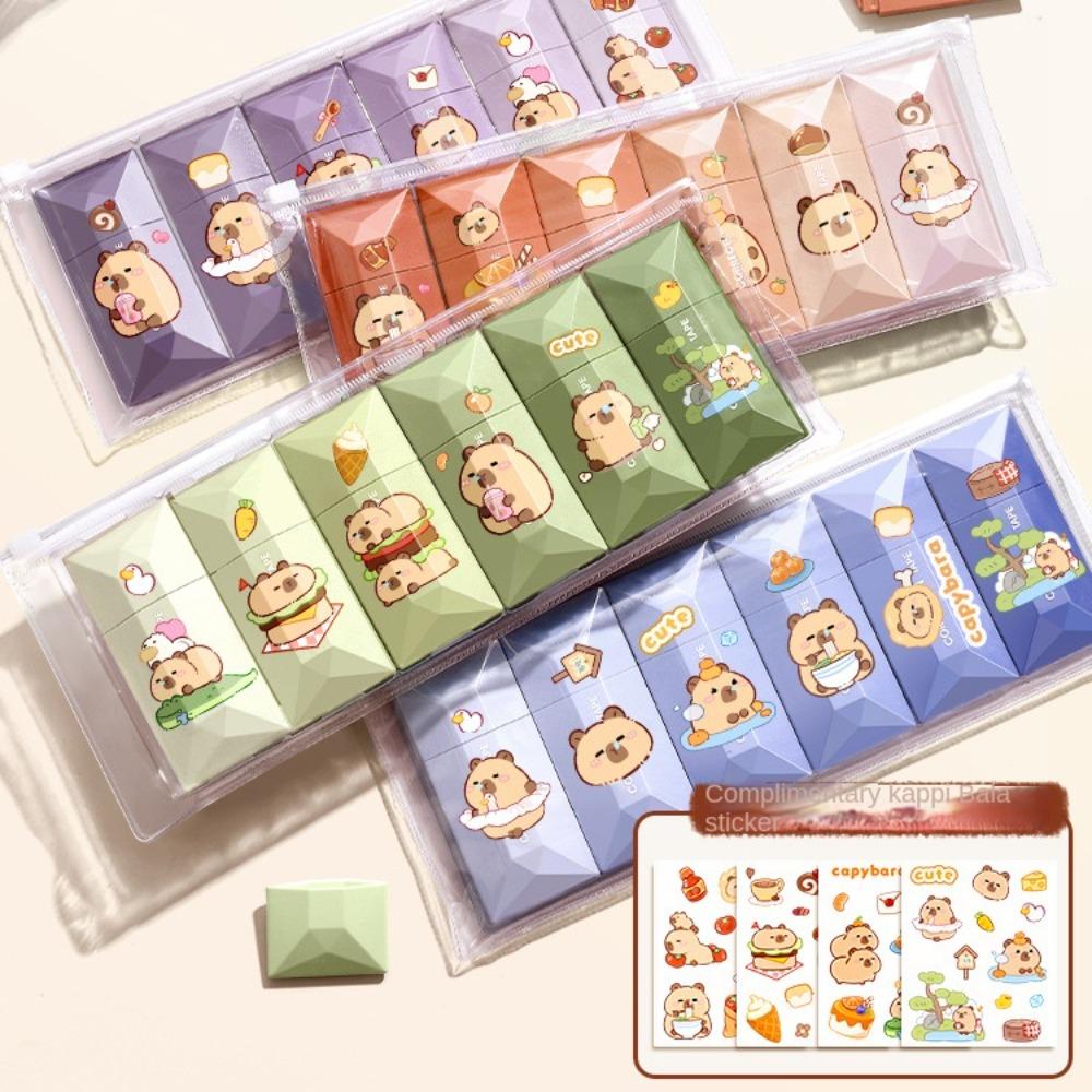 

Градиентный цвет Капибара Бесшумная корректирующая лента Портативный корректирующий ремень для студентов