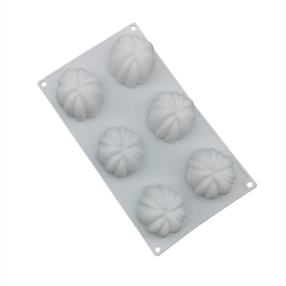 

Форма для торта с кремом и муссом на Хэллоуин, шесть маленьких форм для тыквы, форма для выпечки белый