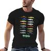 The Professionals Classic Car Collection Maglietta con Stampa Grafica Unisex Maglietta Unisex Maglietta
