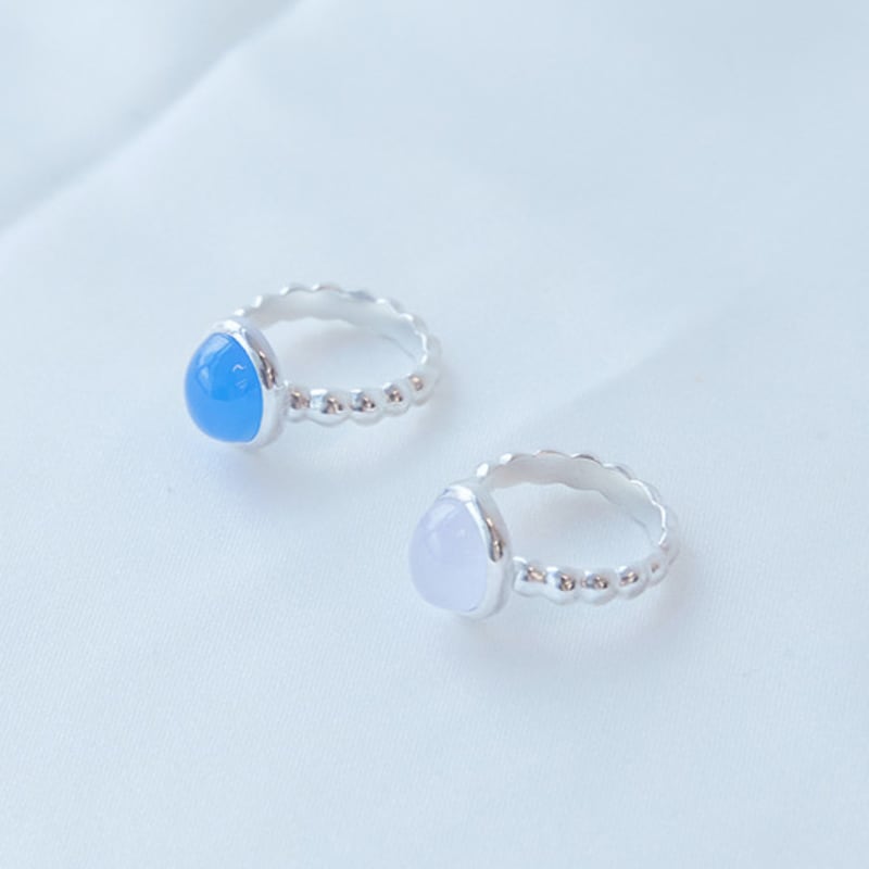 fillow bubble lavender jade ring