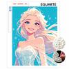 Pearl Painting Princess Elsa DIY Pearl Art Painting Pearl Gem Painting Pictures Crafts Special Shape Home Wall Decoration