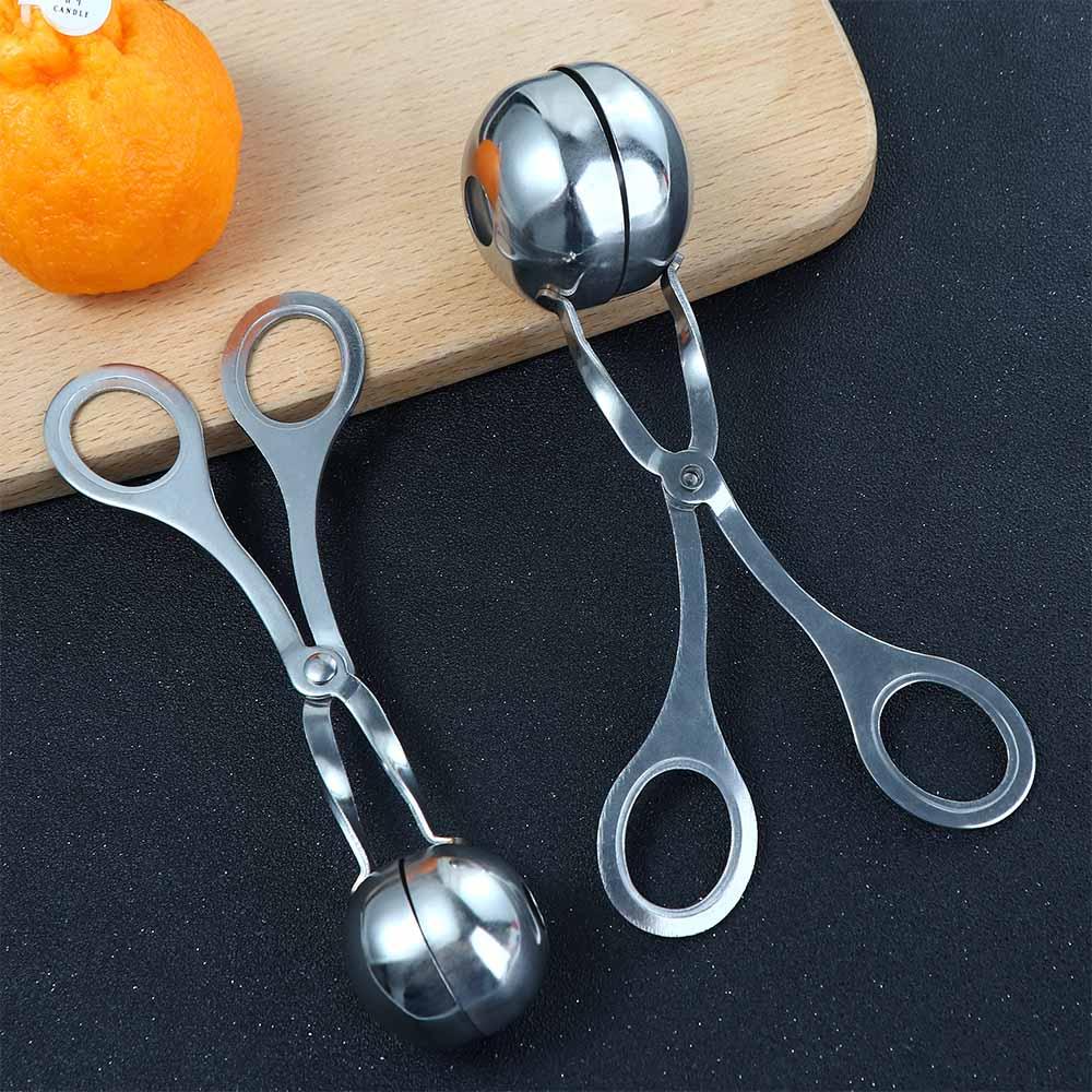 Meatball Mold Stainless Steel Silver Kitchen Utensil Kitchen Tools Meatball Maker Meatball Spoon