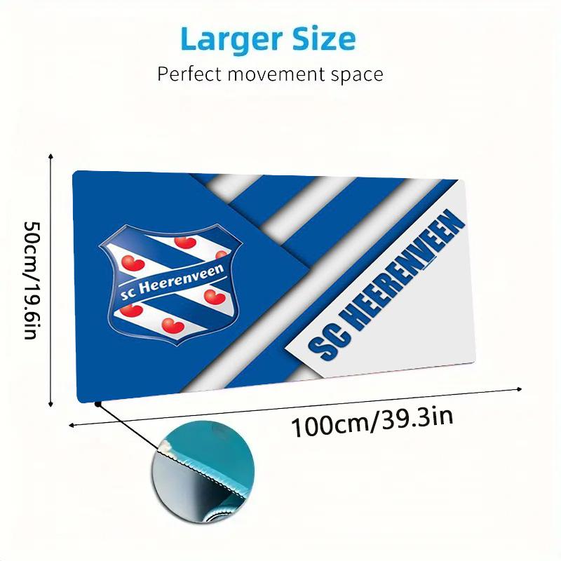 Heerenveen Color Mouse Pad Large Gaming Table Cushion Non-slip Laptop Tablet Big Mousepad XXL Mat Mini PC Playmat With Lock edge
