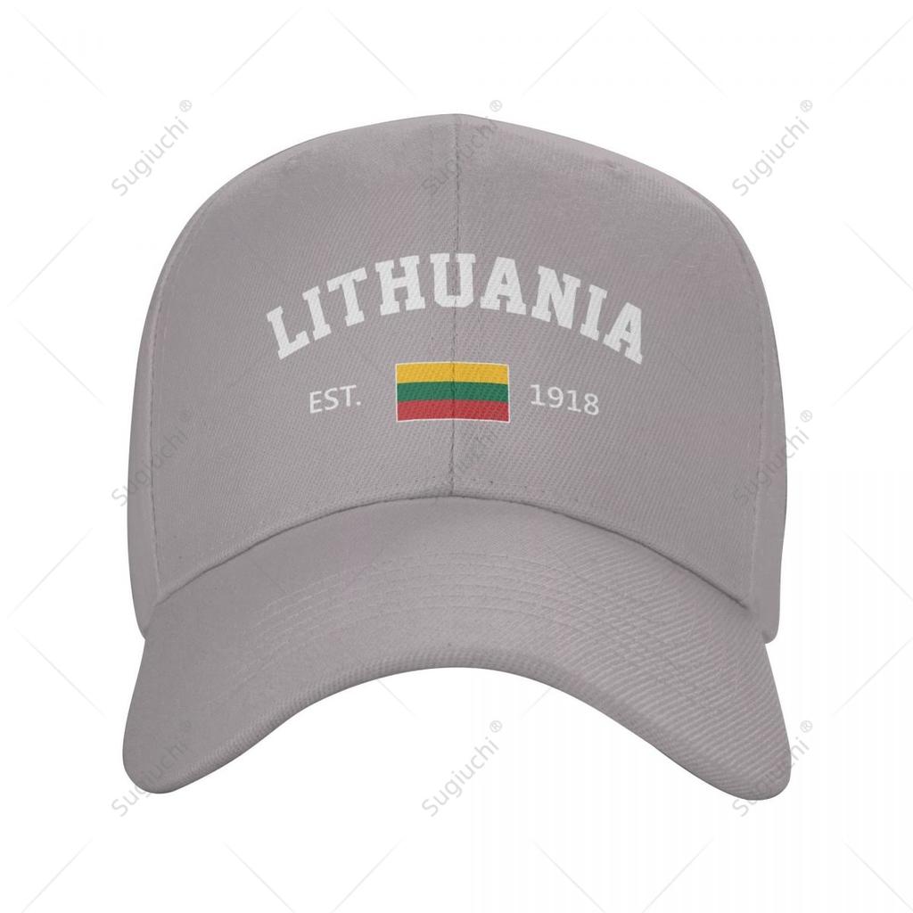 Unisex Baseball Cap Lithuania EST Independence Day Wild Sun Shade Peaked Adjustable Outdoor Caps for Unisex Women