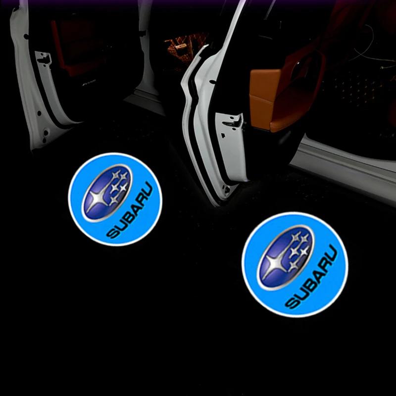 

2PCS LED Car Door Welcome Projector Light for Subaru Forester XV Legacy WRX Tribeca Levorg BRZ Crosstrek Accessories