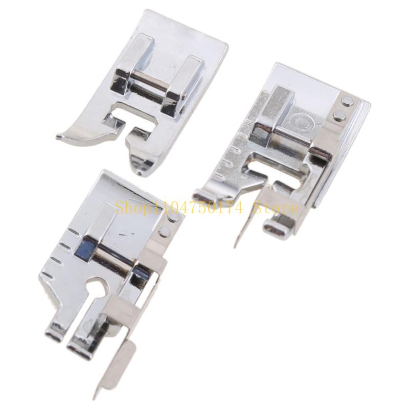 3pcs in Ditch Foot 1/4 Inch Quilting Patchwork Presser Foot Set for Household Sewing Machines top sale