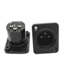 Kunststoff XLR 3-Pin Stecker & Buchse, Gerader Pin