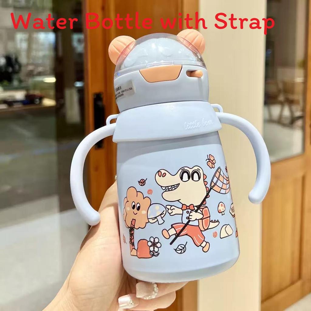 Childrens Insulated Sippy Cup With Straw And Handle For Kids And Babies