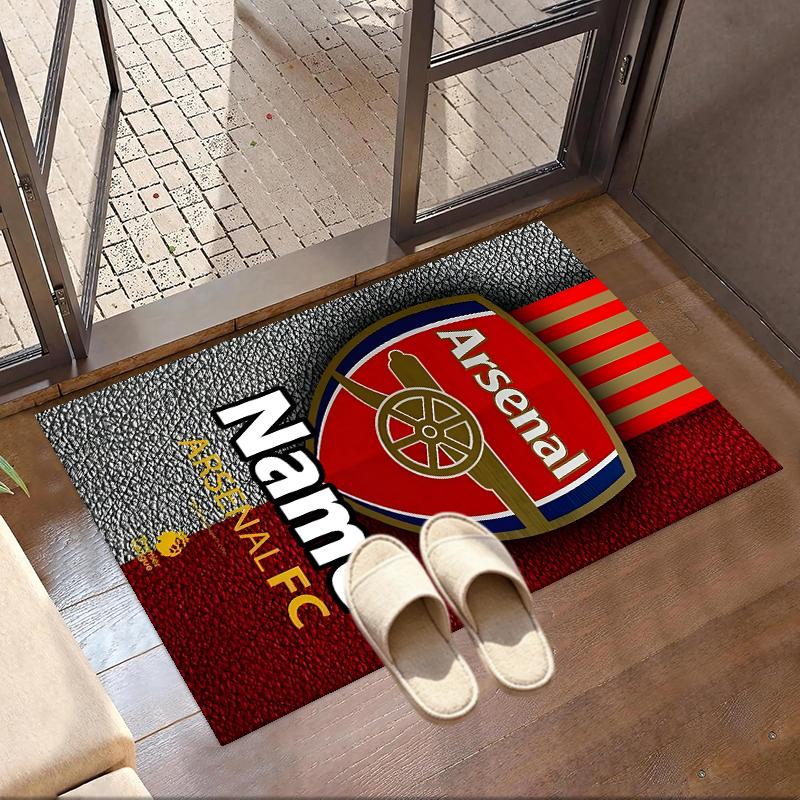 Custom Name Personalized football team Print Carpet, Versatile Home Decor Rug, for Playroom, Apartment, Balcony, Entryway, Hallway Gift