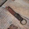 Handmade Genuine Leather Car Key Bag - Classic Retro Style