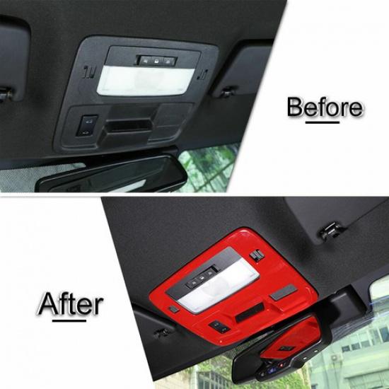 Vorderes oberes Dach Leseleuchte Lampe Zierleiste Abdeckung Rahmen Für Chevrolet Camaro 2010-15