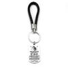 Husband Wife Love Keyholder For Women Men Stainless Steel Silver Color Couple Trend Bag Hanging Key Chain Jewelry Gifts