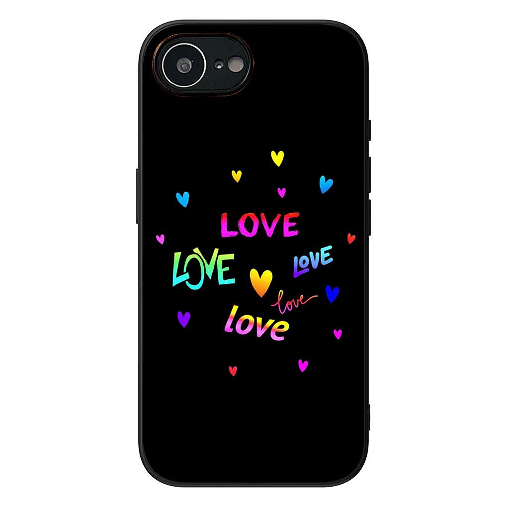 Silicone Cover for Xiaomi Redmi 15 9A 9C NFC 7A 9T Note 9 8 7 8T 15c A5 4G 5G Phone Case Love Is Love Rainbow LGBT Gay Lesbian