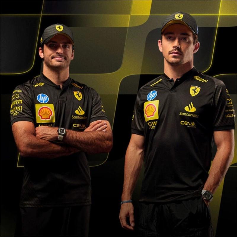 For Ferrari F1 team Monza GP Leclerc baseball cap Formula One Sainz High Quality duckbill cap Men's and Women's Outdoor Sun Hats KL1