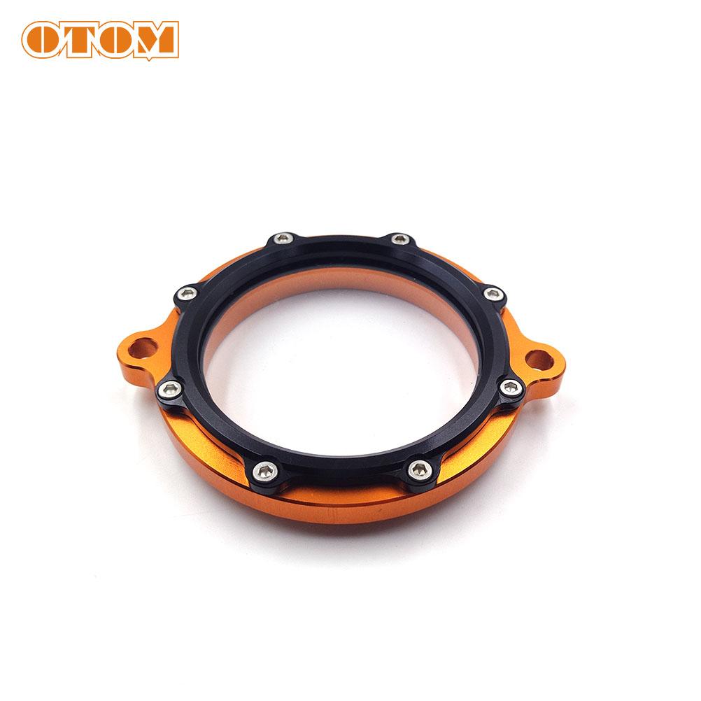 OTOM Motocycle Engine Cylinder Head Left Cover Timing Chain Visible Window Transparent Lid For HONDA CB250D-G KAYO T2 BSE ENDURO