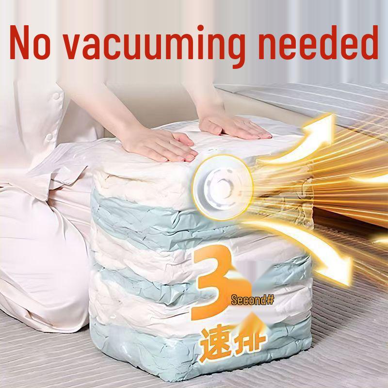 3D Vacuum Compression Bag: Moisture & Mildew-Proof Storage for Quilts and Clothes