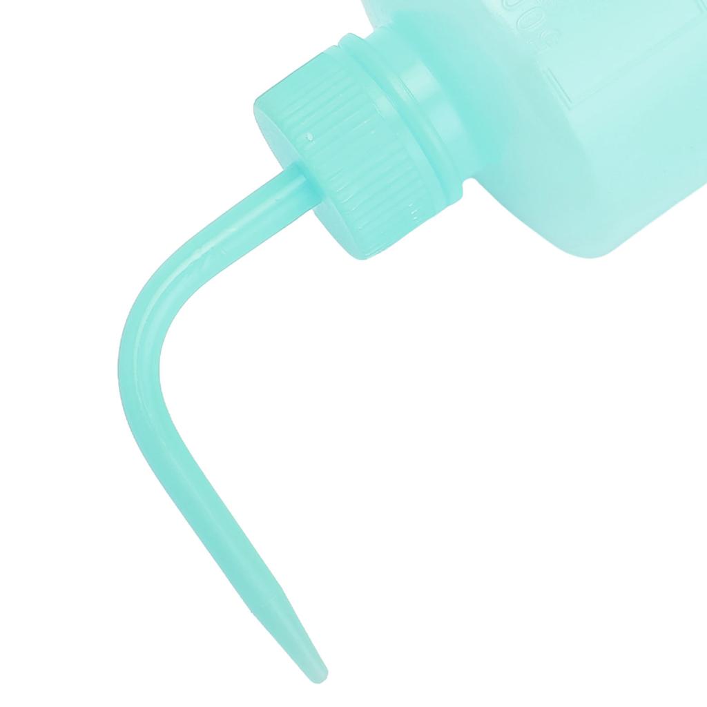 4 Stück Tattoo-Wäsche-Quetschflasche, gebogener Auslauf, Tattoo-Gießkanne mit Skala, 500 ml